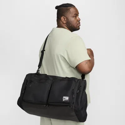 Nike Men's Utility Power 2.0 Duffel Bag (medium, 51l) In Black/black/white