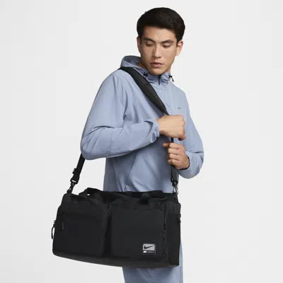 Nike Men's Utility Power 2.0 Duffel Bag (small, 31 L) In Black/black/white