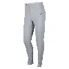 Nike Men's Vapor Premier Dri-fit Adv Baseball Pants In Grey