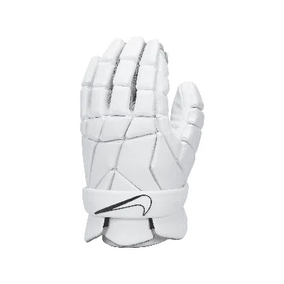 Nike Men's Vapor Select Lacrosse Gloves In White