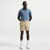 Nike Dri-fit Good Polo Short Sleeve Floral In Blue