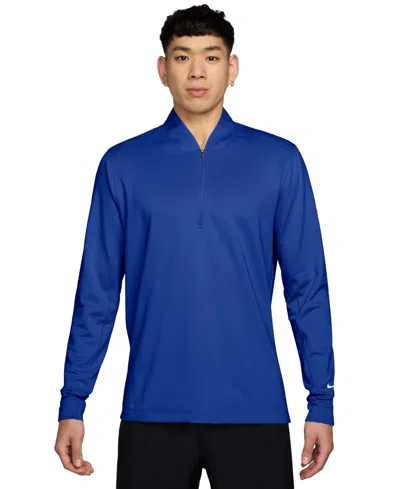Nike Men's Velocity Half-zip Golf Sweatshirt In Blue