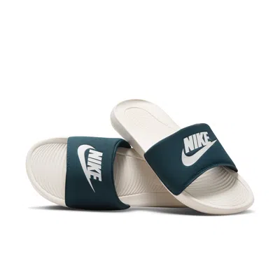 Nike Men's Victori One Slides In Blue