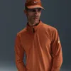 Nike Men's Victory Dri-fit 1/2-zip Golf Top In Orange