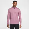 Nike Men's Victory Dri-fit 1/2-zip Golf Top In Purple