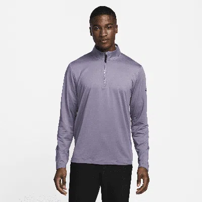 Nike Men's Victory Dri-fit 1/2-zip Golf Top In Purple