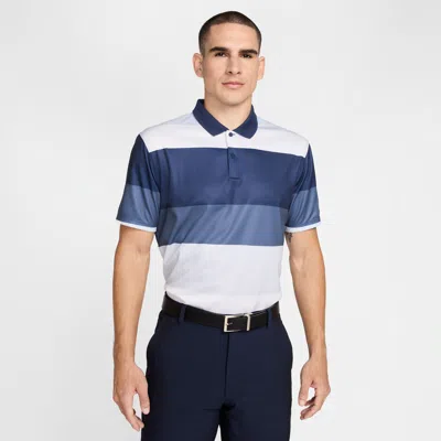 Nike Men's Victory+ Dri-fit Golf Polo In Blue