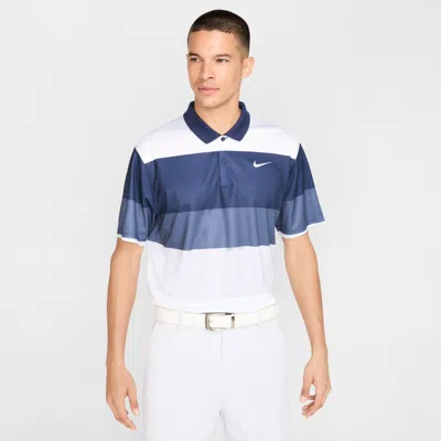Nike Men's Victory+ Dri-fit Golf Polo In Blue