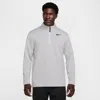 Nike Men's Victory Dri-fit 1/2-zip Golf Top In Grey