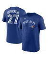 Nike Big Boys And Girls Vladimir Guerrero Jr. Royal Toronto Blue Jays Home Player Name Number T-shirt In Royal