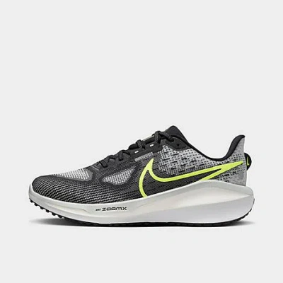 Nike Men's Vomero 17 Road Running Shoes In Black/light Smoke Grey/white/volt