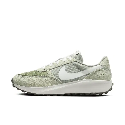 Nike Men's Waffle Nav Shoes In Jade Horizon/ Sail/ Oil Green