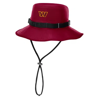 Nike Men's Washington Commanders Primetime Apex Boonie Nfl Dri-fit College Bucket Hat In Red