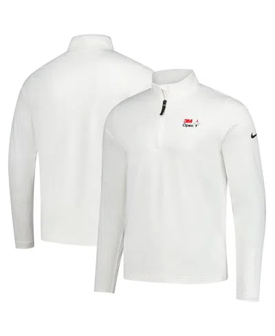 Nike Men's White 3m Open Performance Victory Half-zip Pullover Sweatshirt