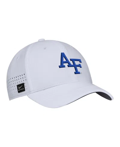Nike Men's White Air Force Falcons 2025â On-field Performance Flex Hat