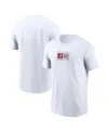 Nike Men's White Alabama Crimson Tide Campus Logo Swoosh T-shirt