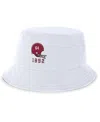 Nike Alabama Crimson Tide Legacy Apex  Unisex College Bucket Hat In White
