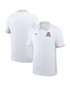 Nike Men's White Arizona Wildcats 2025 Early Season Coaches Sideline Victory Stripe Performance Polo Shir In White