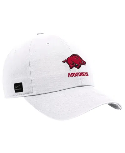 Nike Men's White Arkansas Razorbacks 2025 On-field Club Adjustable Hat ...