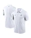 Nike Men's White Atlanta Braves Authentic Collection Victory Performance Polo Shirt In Gray
