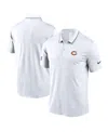 Nike Men's White Chicago Bears Sideline Victory Performance Polo Shirt In White