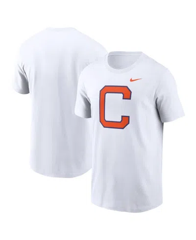 Nike Men's White Clemson Tigers Primetime Evergreen Alternate Logo T-shirt