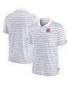 Nike Men's White Cleveland Browns Sideline Lock Up Victory Performance Polo Shirt In White