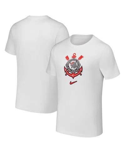 Nike White Corinthians Crest T-shirt