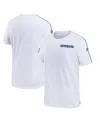 Nike White Dallas Cowboys 2024 Sideline Coach Uv Performance T-shirt In White