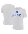 Nike Men's White Duke Blue Devils Primetime Velocity T-shirt In White