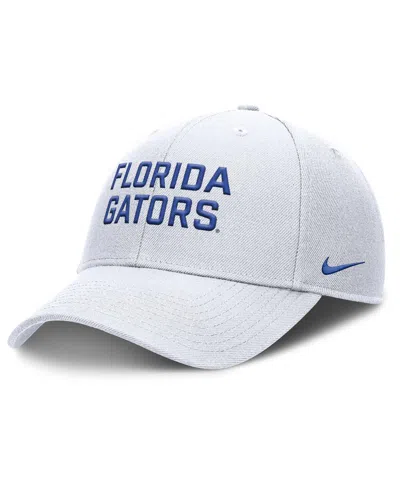 Nike Kids' Men's White Florida Gators Rise Practice Adjustable Hat