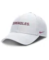 Nike Men's White Florida State Seminoles 2025 On-field Rise Performance Adjustable Hat In White