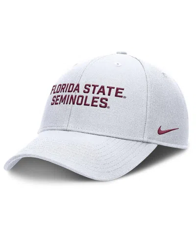 Nike Kids' Men's White Florida State Seminoles Rise Practice Adjustable Hat