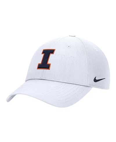 Nike Men's White Illinois Fighting Illini 2025 On-field Club Performance Adjustable Hat