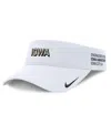 Nike Men's White Iowa Hawkeyes 2025 On-field Gameday Performance Ace Adjustable Visor Hat In White