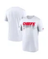 Nike White Kansas City Chiefs Sideline Legend Performance T-shirt In White