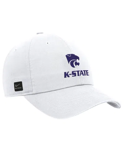 Nike Men's White Kansas State Wildcats 2025 On-field Club Adjustable Hat