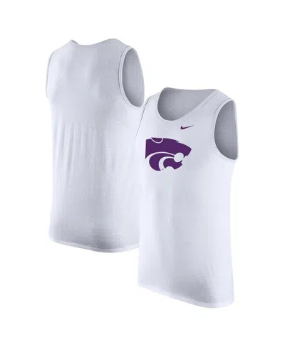 Nike Men's White Kansas State Wildcats Tank Top