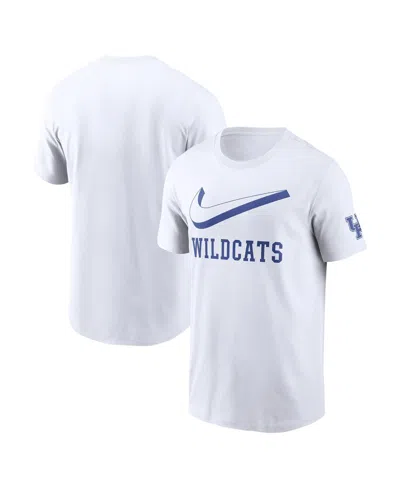 Nike Men's White Kentucky Wildcats Primetime 2-hit Swoosh T-shirt
