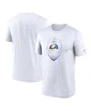 Nike White Los Angeles Rams Primetime Legend Icon Performance T-shirt In White