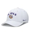 Nike Men's White Lsu Tigers 2025 On-field Rise Performance Flex Hat In White