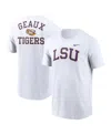 Nike Men's White Lsu Tigers Blitz 2-hit T-shirt In White