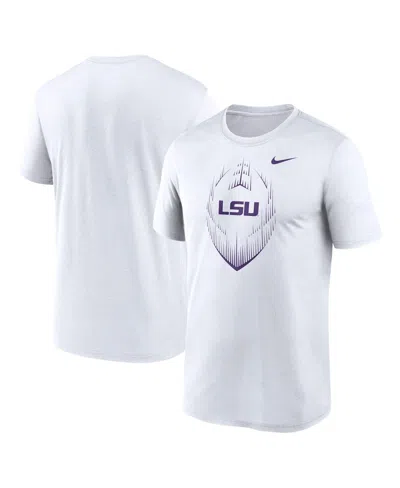 Nike White Lsu Tigers Primetime Legend Icon Performance T-shirt