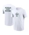Nike Michigan State 2-hit Stacked  Men's College T-shirt In White