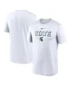 Nike Men's White Michigan State Spartans 2025 Sideline Legend Performance T-shirt In White
