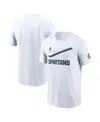 Nike Men's White Michigan State Spartans Primetime 2-hit Swoosh T-shirt