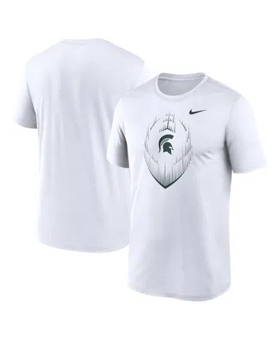 Nike White Michigan State Spartans Primetime Legend Icon Performance T-shirt
