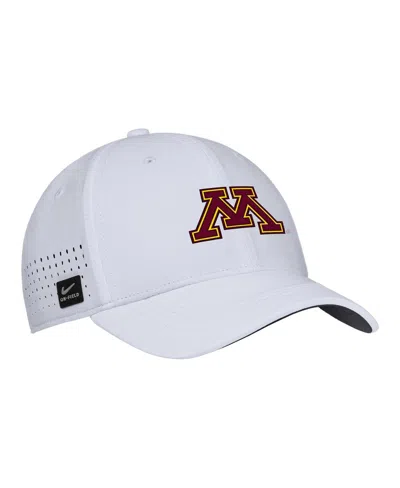 Nike Men's White Minnesota Golden Gophers 2025â On-field Performance Flex Hat