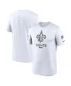 Nike Men's White New Orleans Saints 2024 Salute To Service Legend Performance T-shirt In White