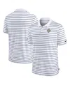 Nike Men's White New Orleans Saints Sideline Lock Up Victory Performance Polo In White,black